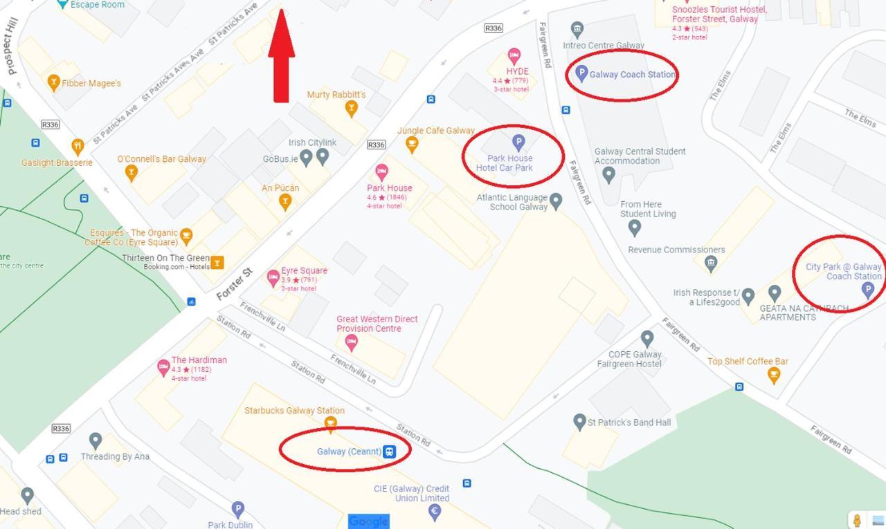 2 Bed Townhouse Eyre Square City Centre Голуей Екстериор снимка